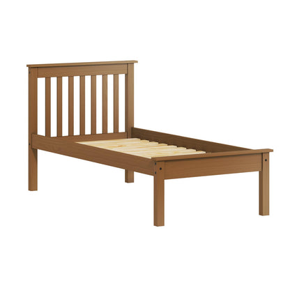 Cama 1 plaza en madera maciza Arizona