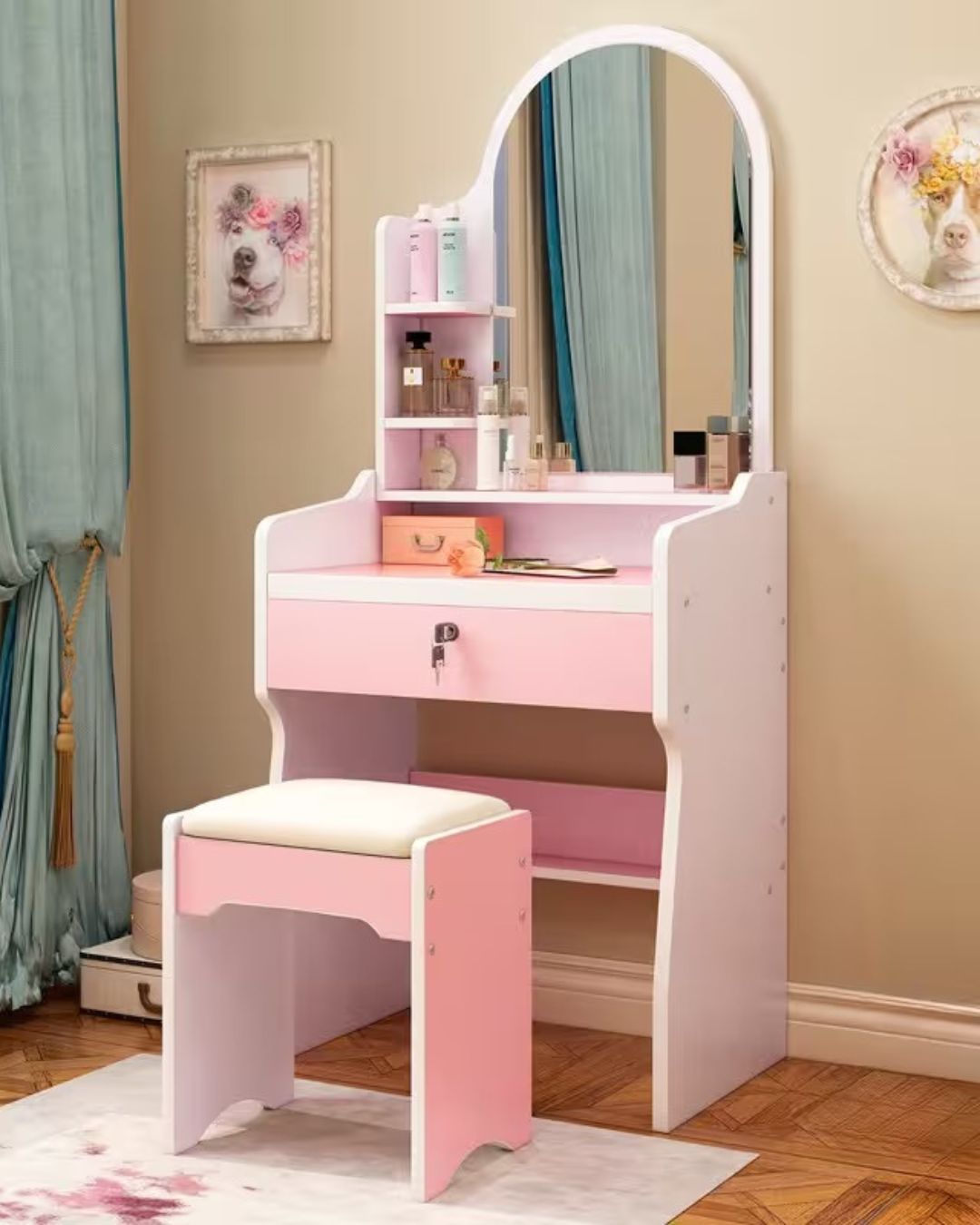 Mesa tocador con espejo - MUE0356
