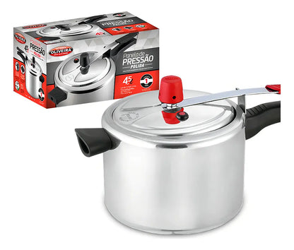 Olla a presión 7L en aluminio pulido - Oliveira