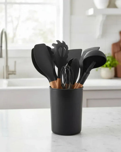 Set de menaje 12 piezas Madera y Silicona - Kassel