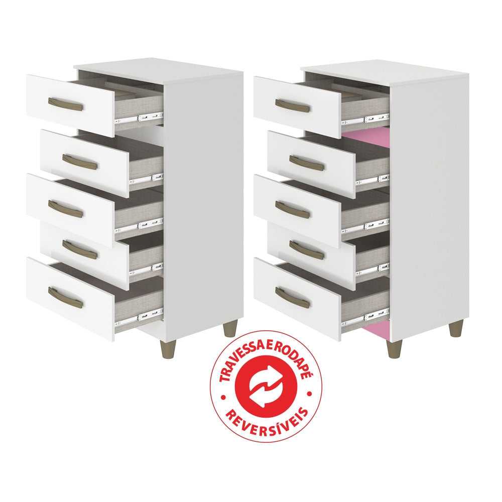 Cómoda 5 cajones Malta - CO250