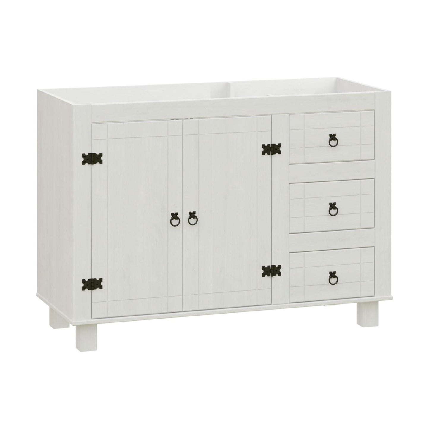 Bajo mesada Mexicano 120cm - BLANCO