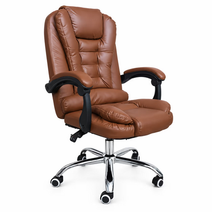 Silla de escritorio reclinable acolchada XIN0005 - MARRÓN