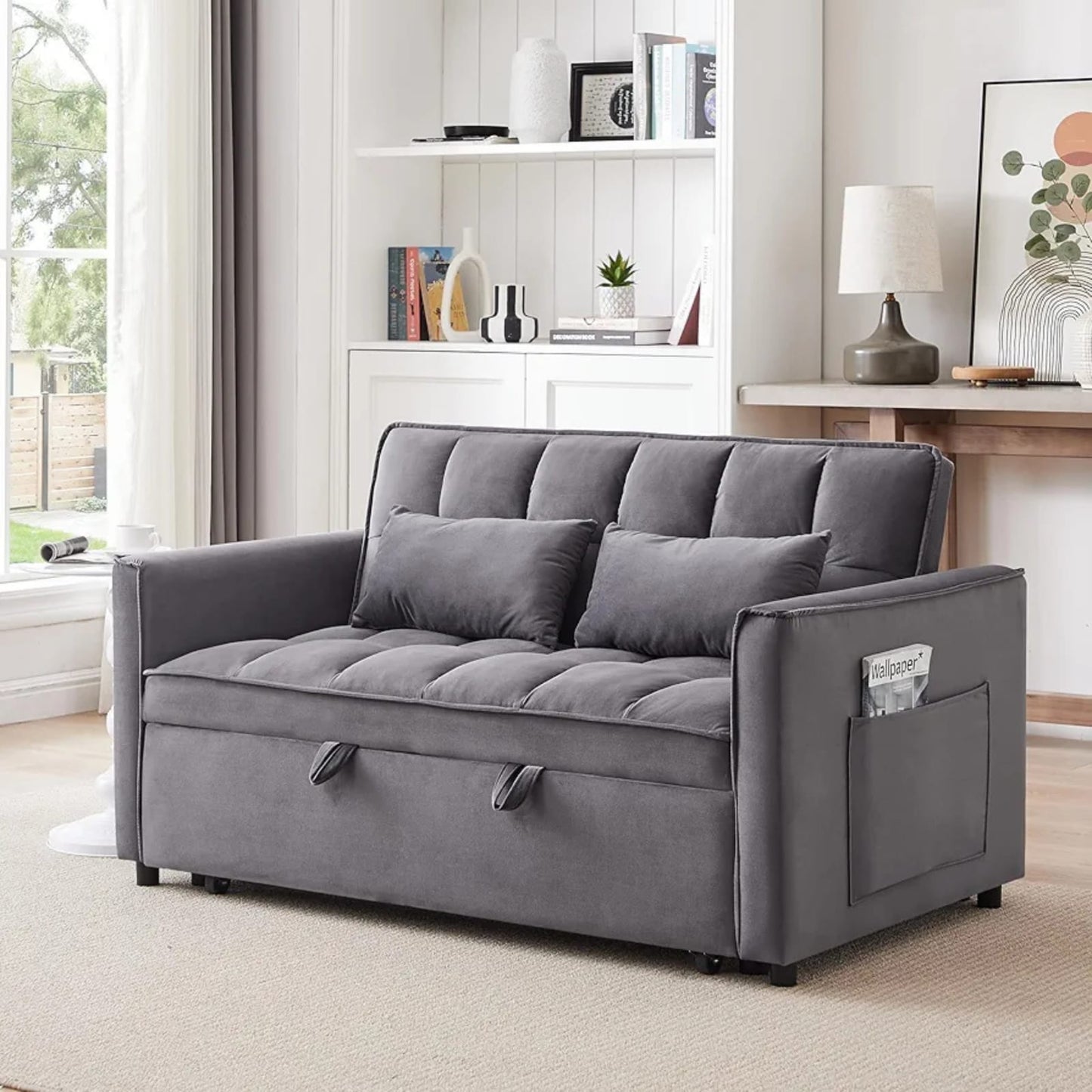 Sofá Cama ZEN – Gris Oscuro