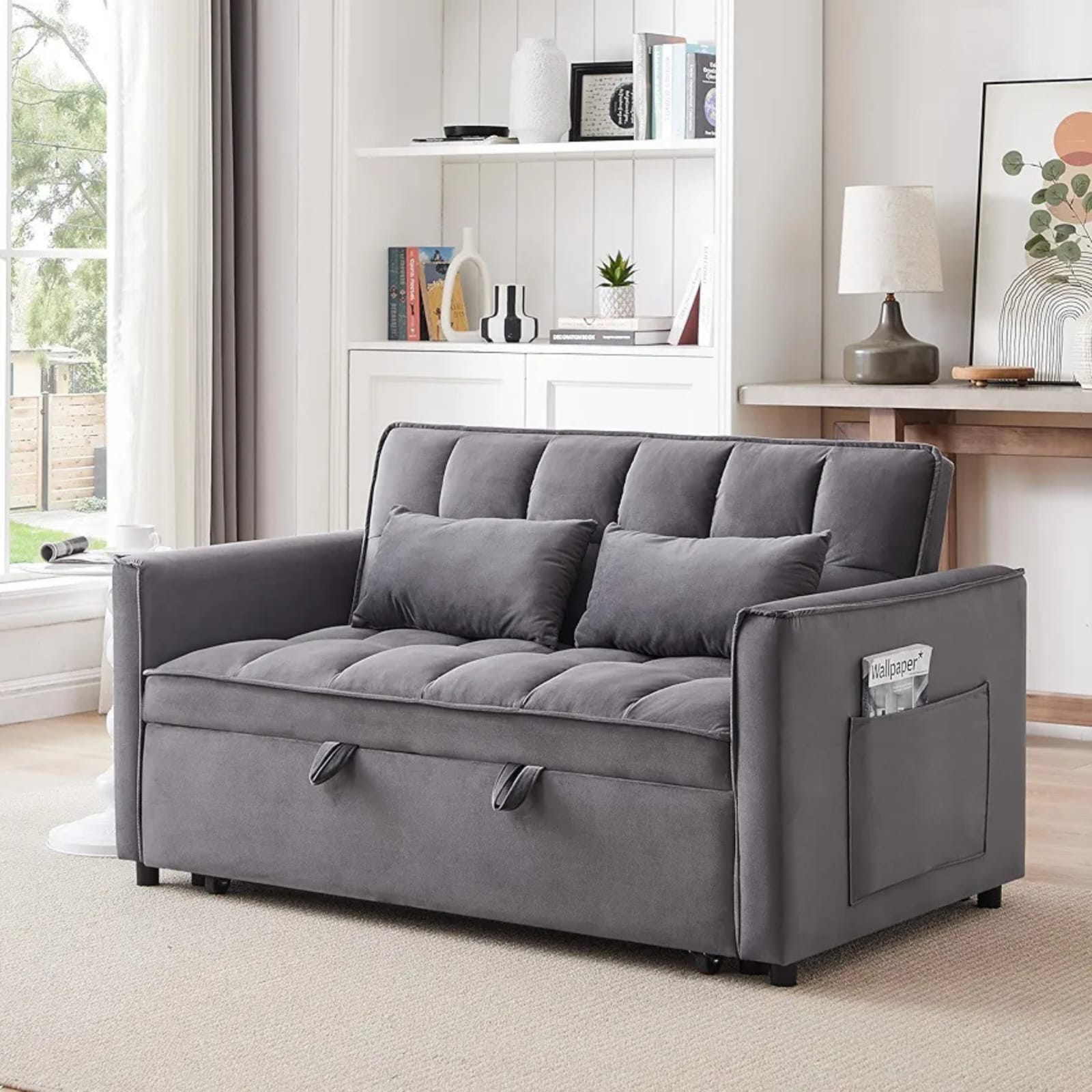 Sofá Cama ZEN – Gris Oscuro