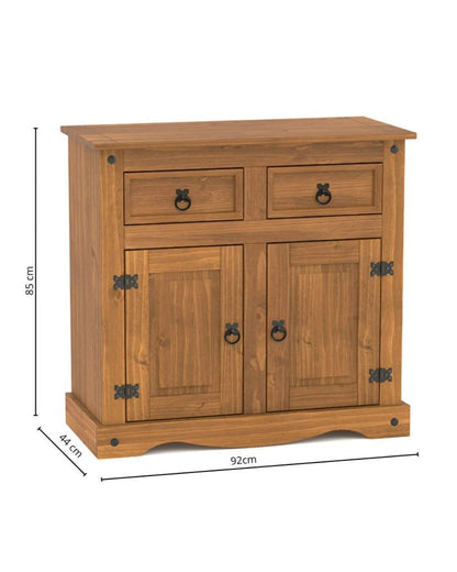 Aparador 2 cajones y 2 puertas Mexicano - ROBLE