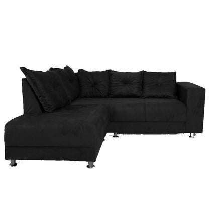 Sofá esquinero Canto - NEGRO