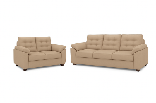 Juego de living 3 + 2 cuerpos - MONTREAL - Color:Beige