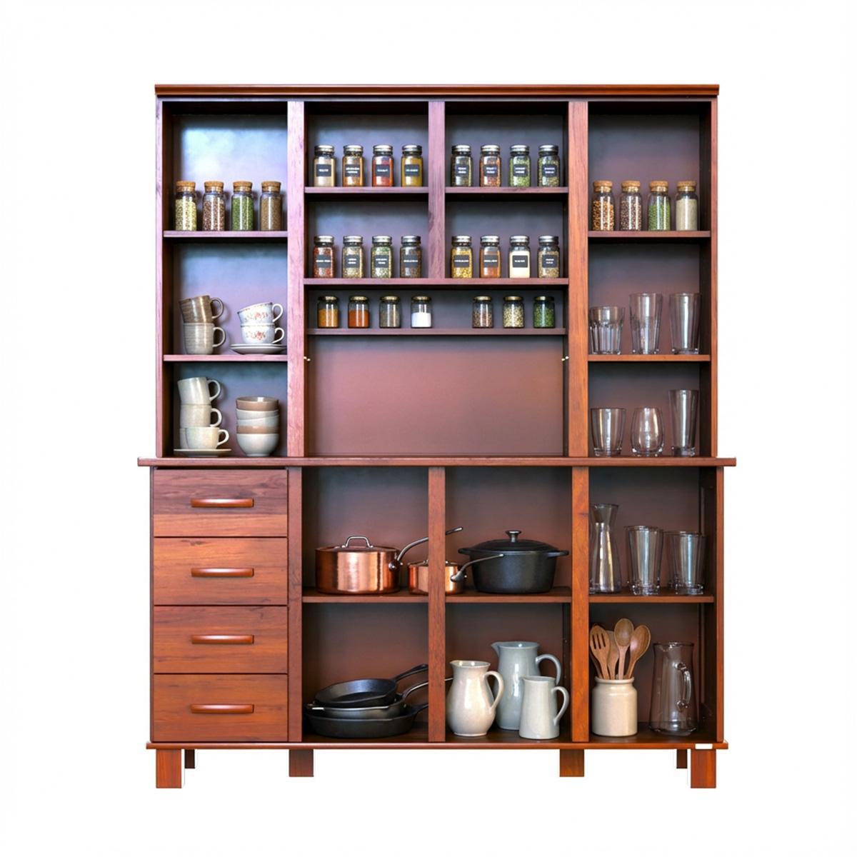 Kit 7 puertas 4 cajones - ENTALHE