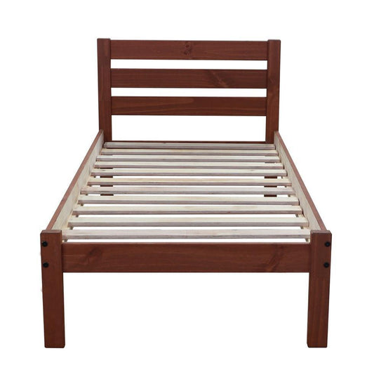 Cama 1 plaza madera maciza - VILA