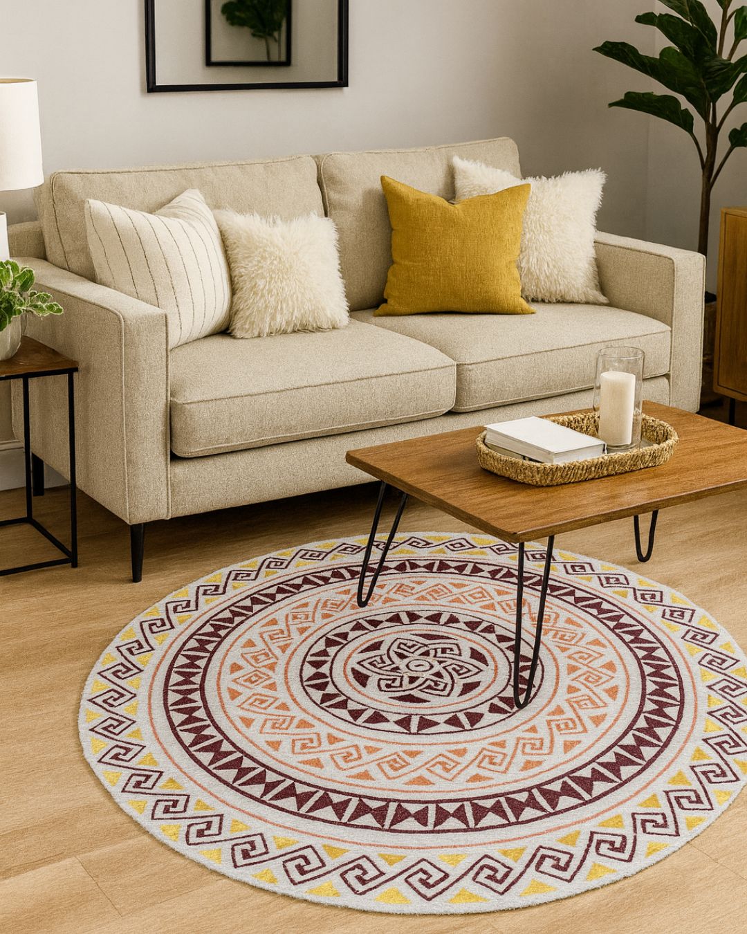 Alfombra circular - MANDALA