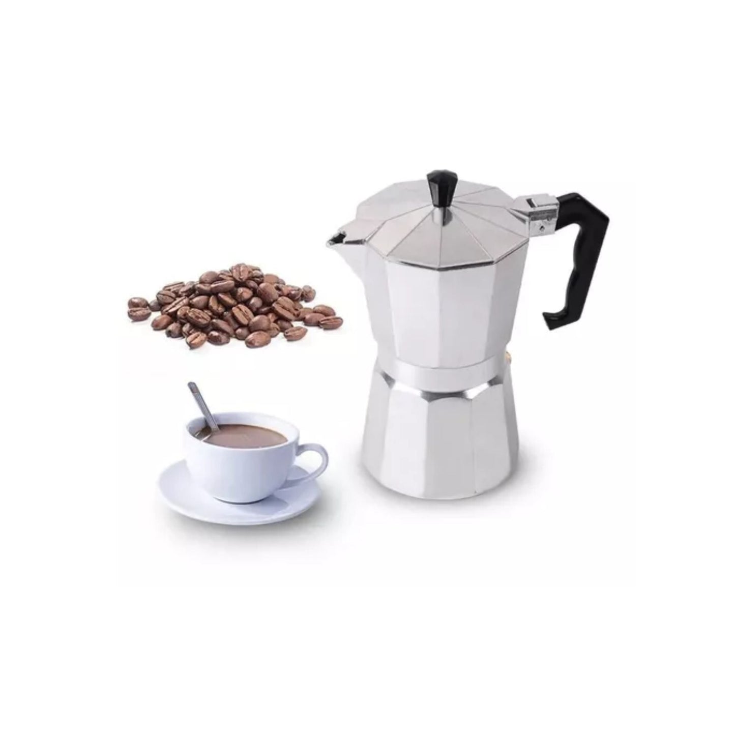 Cafetera tipo italiana 6 tazas Moka