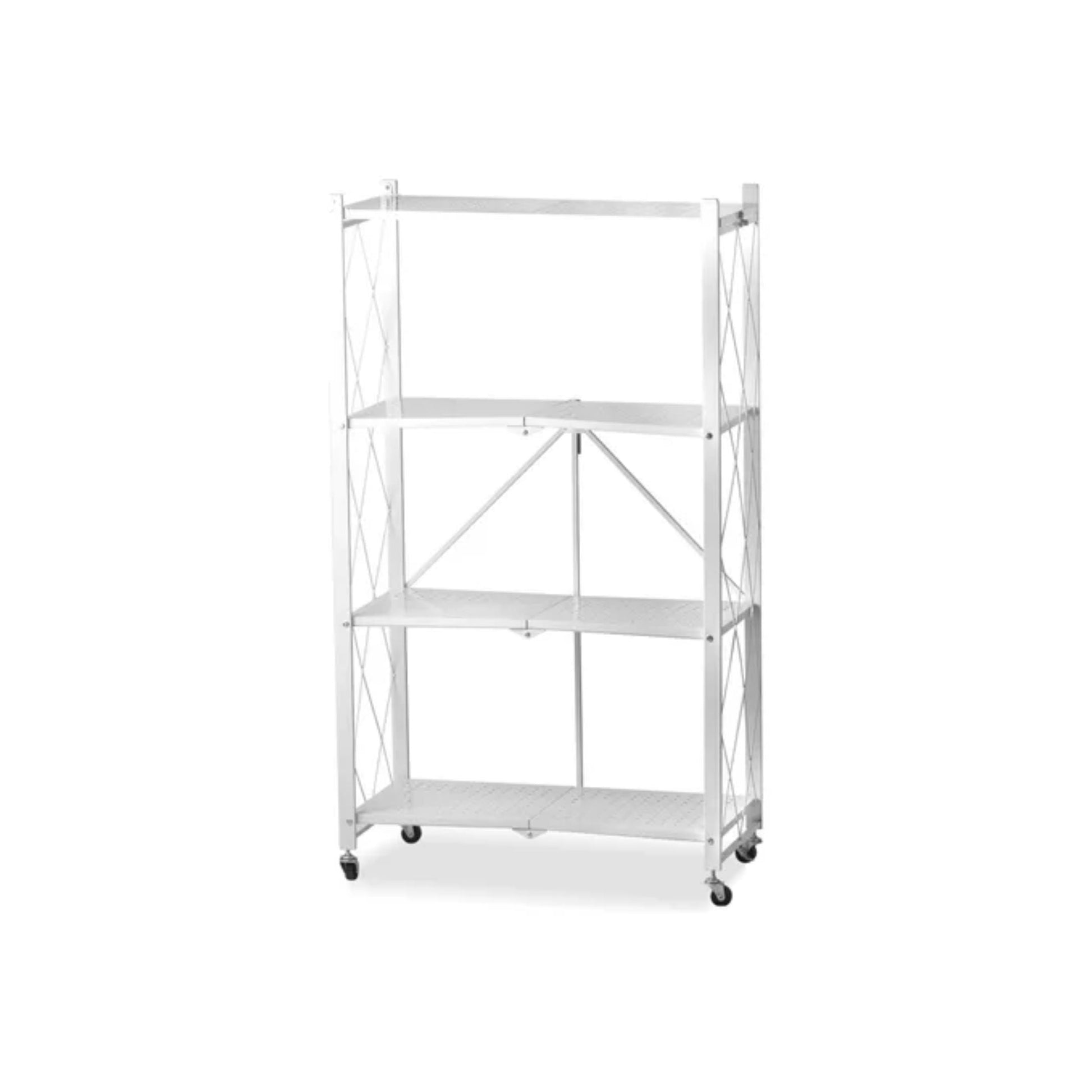 Estantería plegable de metal 416 - BLANCO