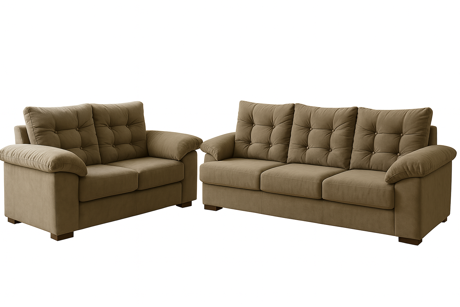 Juego de living 3 + 2 cuerpos - MONTREAL - Color:Beige