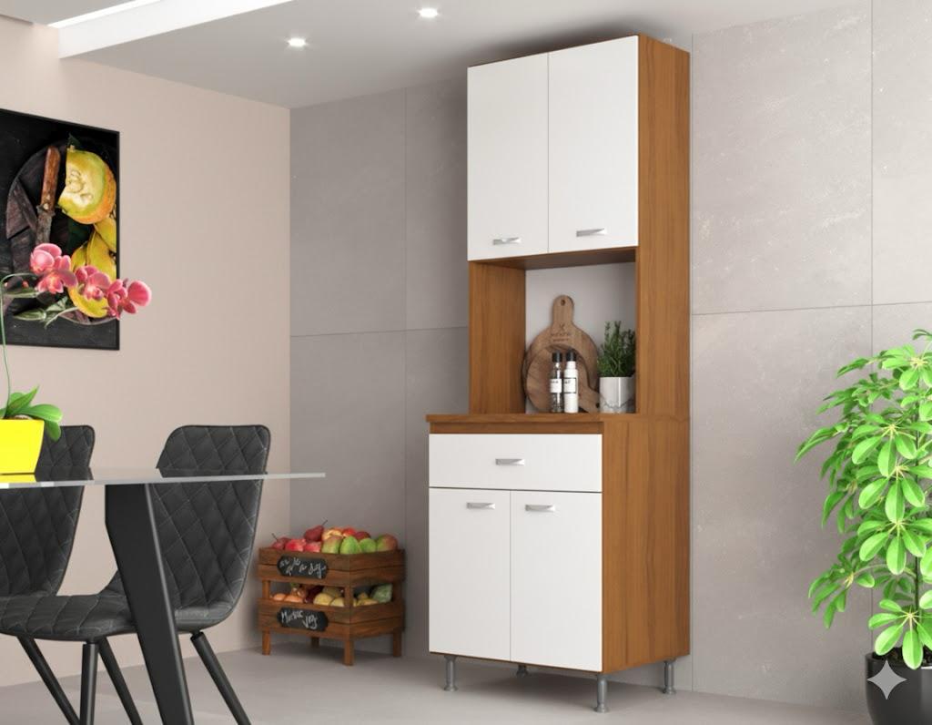 Kit de cocina 4 puertas - 01034DBL60 - Color:Blanco