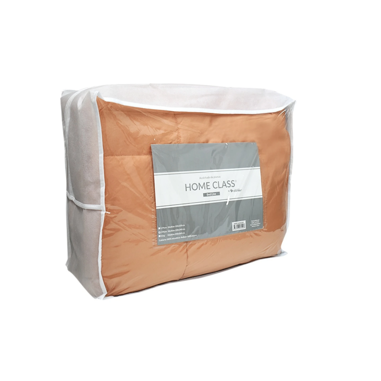 Acolchado 1 plaza de plumas - HOME CLASS