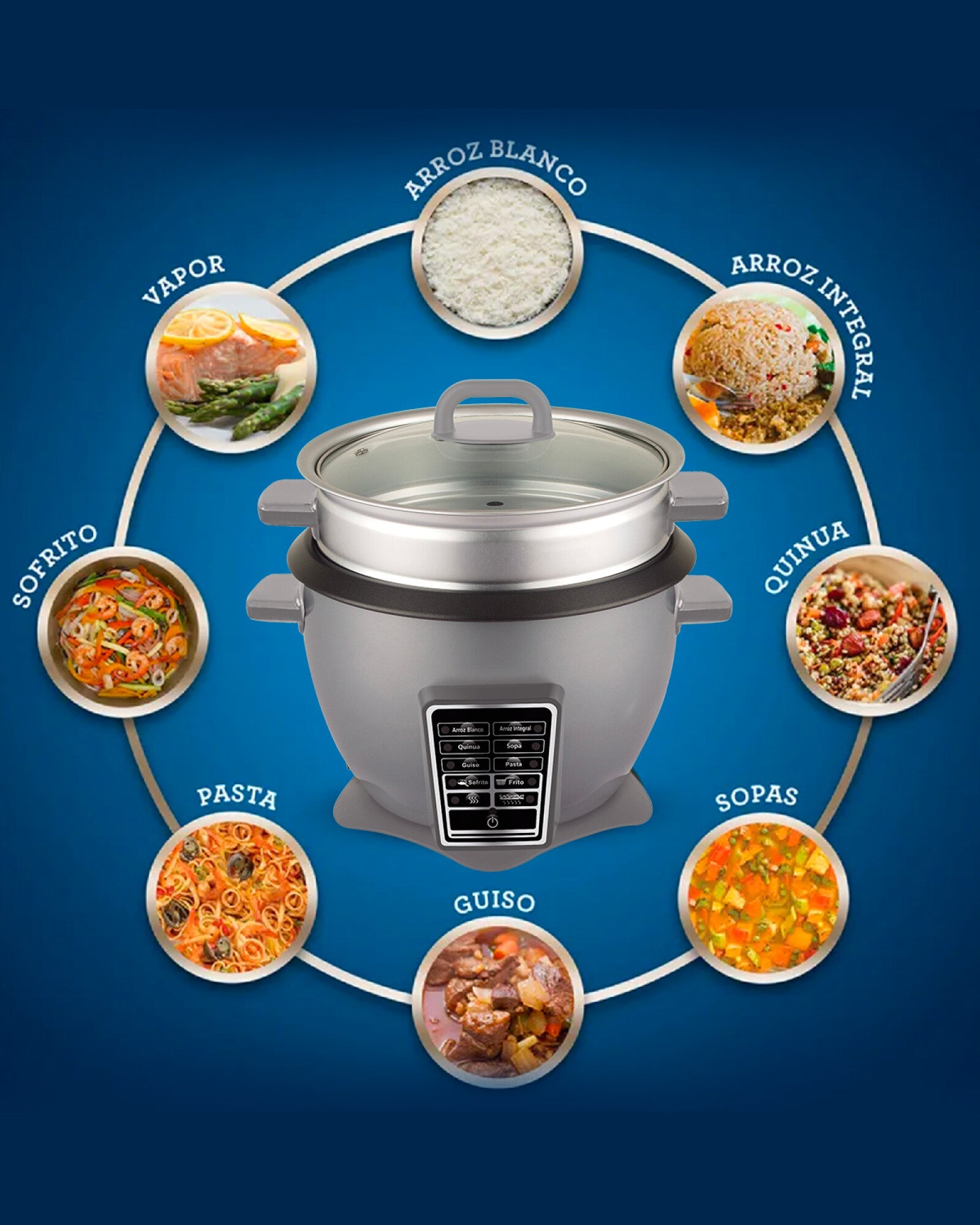 Olla arrocera multifunción Kassel KS-Multi10