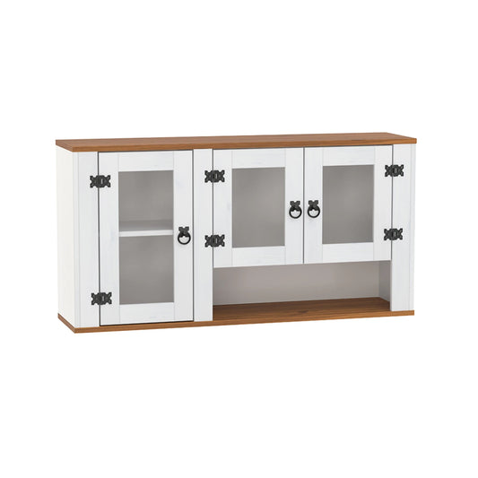 Aéreo 3 puertas C/Vidrio Mexicano LÍNEA NATURALE - BLANCO