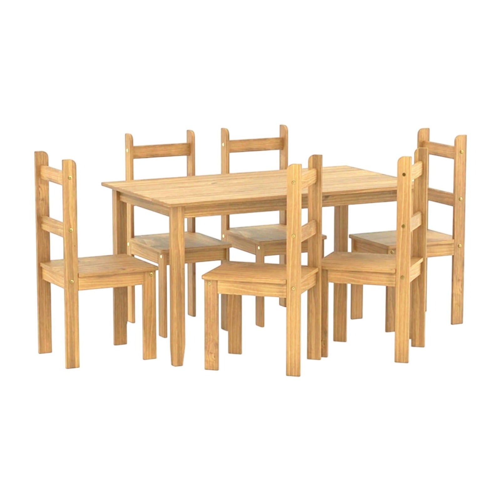 Juego de comedor 6 sillas Mexicano - MIEL