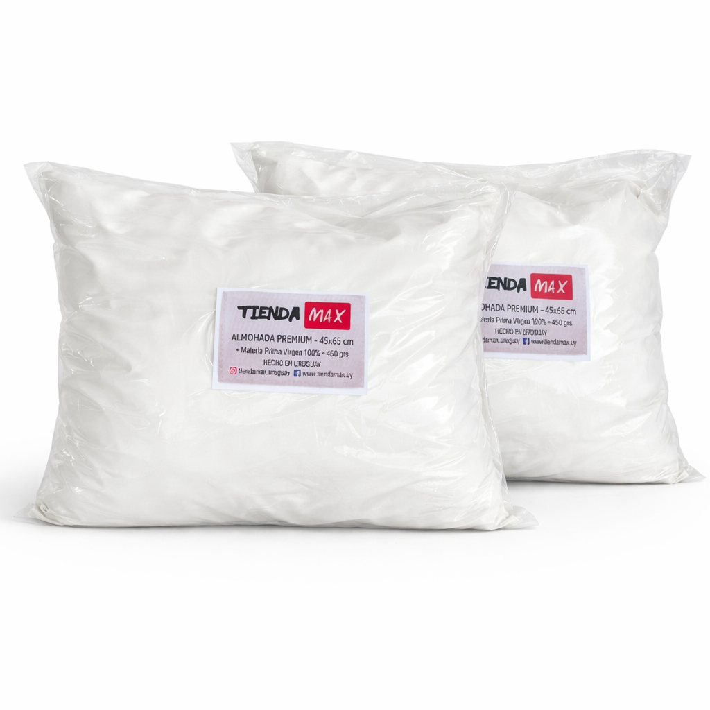 Almohada 45x65cm PACK X2- TIENDA MAX 