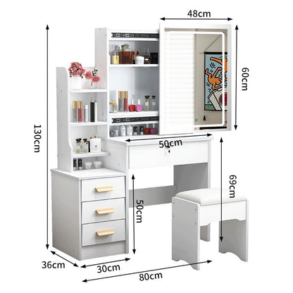  Tocador con Espejo LED Blanco - ESH0020B