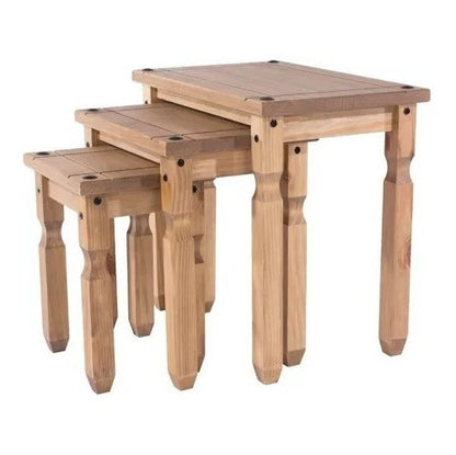 Mesas nido Mexicana x3 - COLOR:CERA