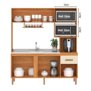 Cocina Compacta New Sevilha - CC46P