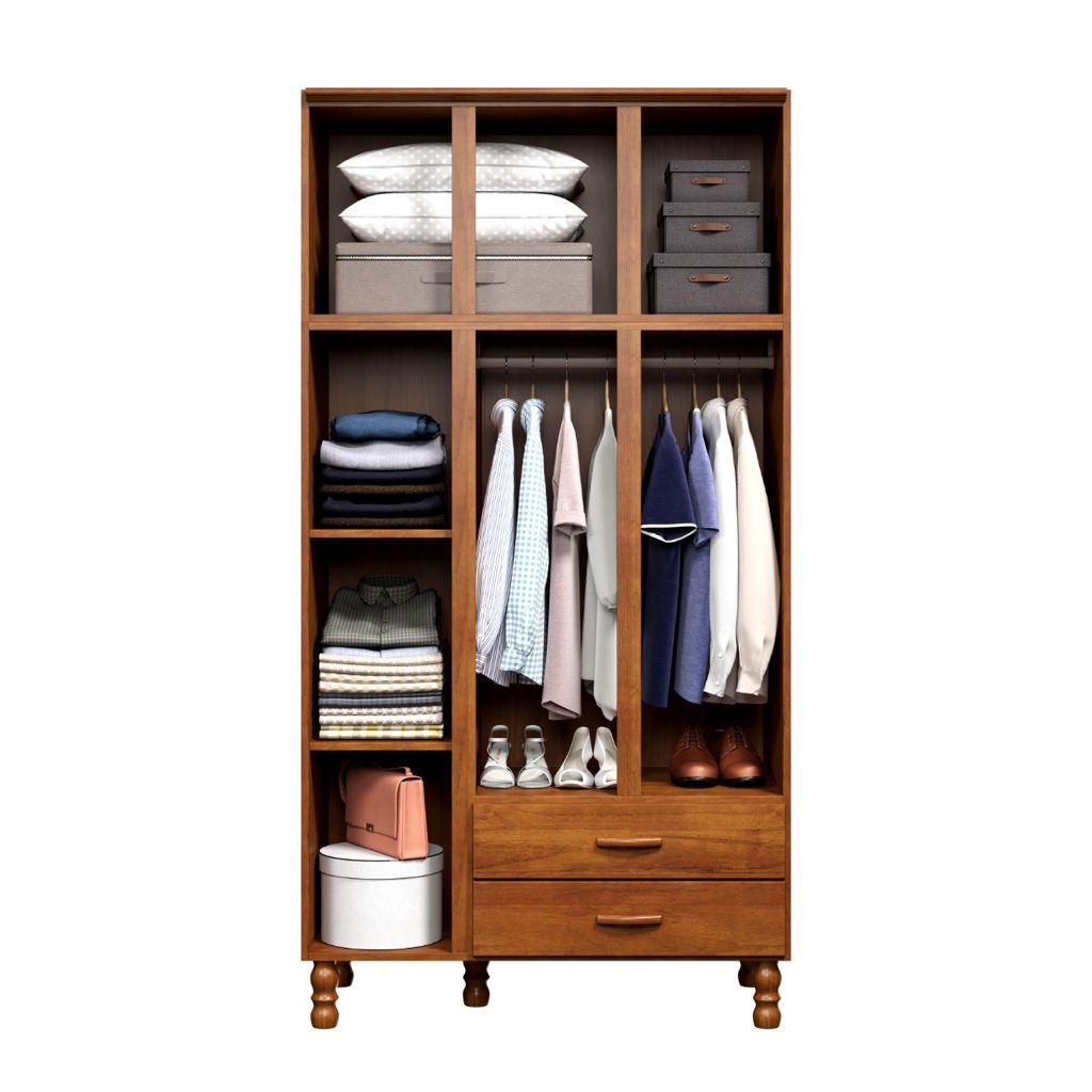 Ropero 3 puertas madera maciza C/Espejo - CASUAL