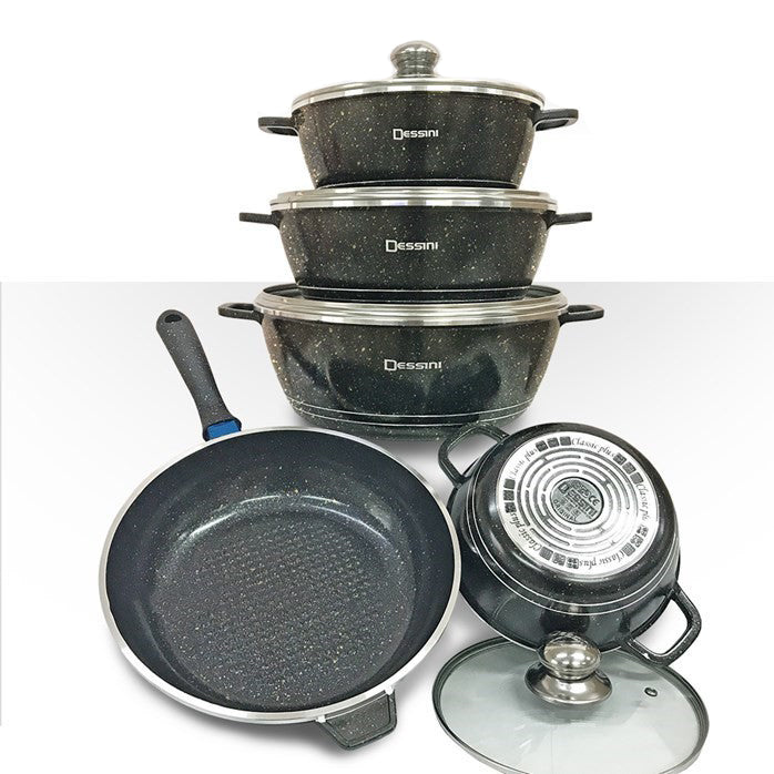 Juego de batería Dessini 12 piezas Negro