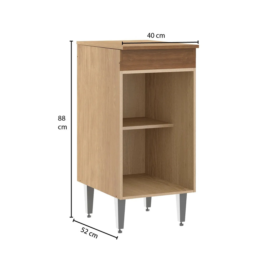 Bajo mesada 1 puerta con estante - 457