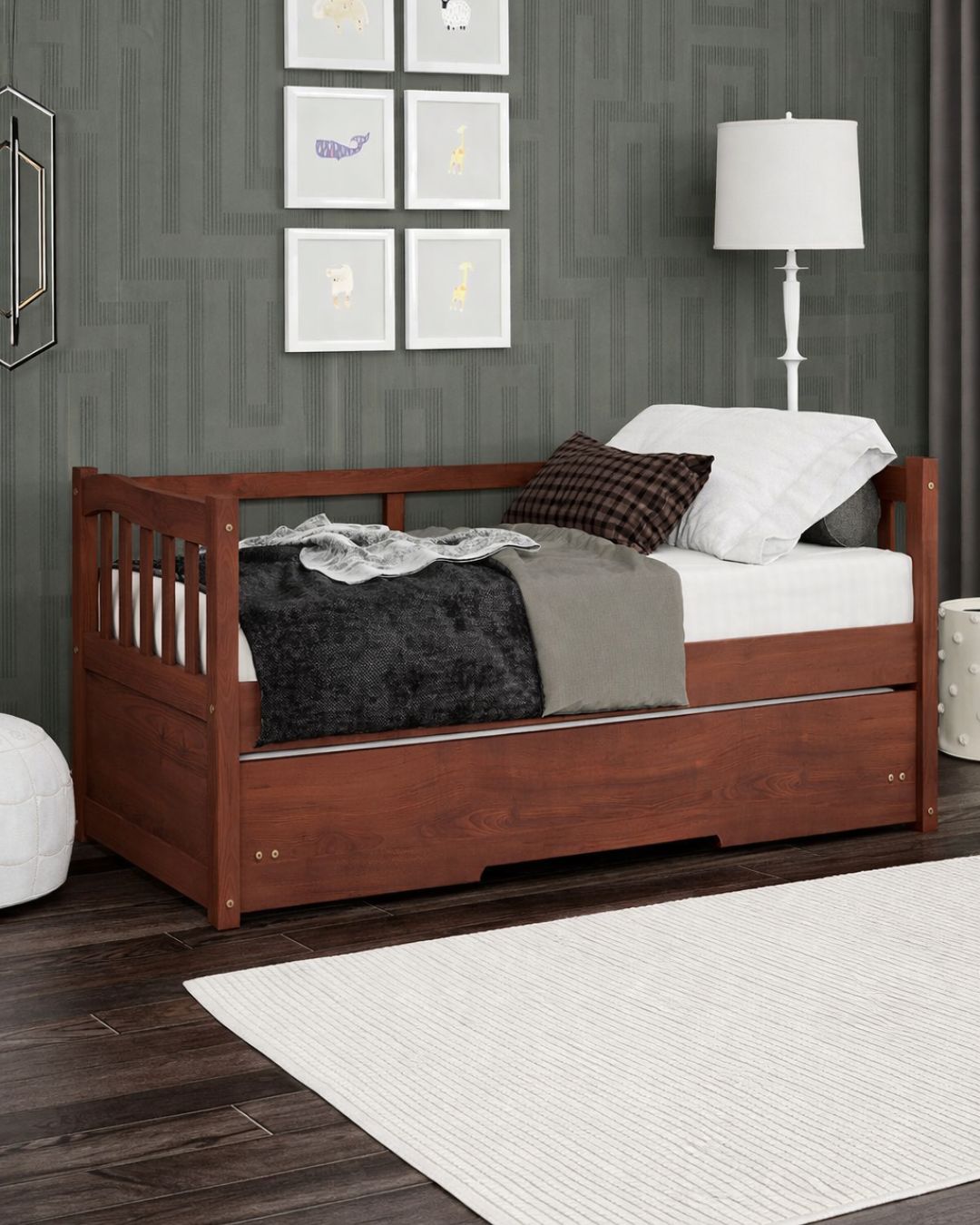 Cama Marinera madera maciza Castaño - Julia