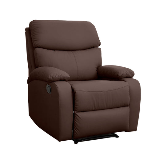 Poltrona símil cuero INTI - MARRÓN