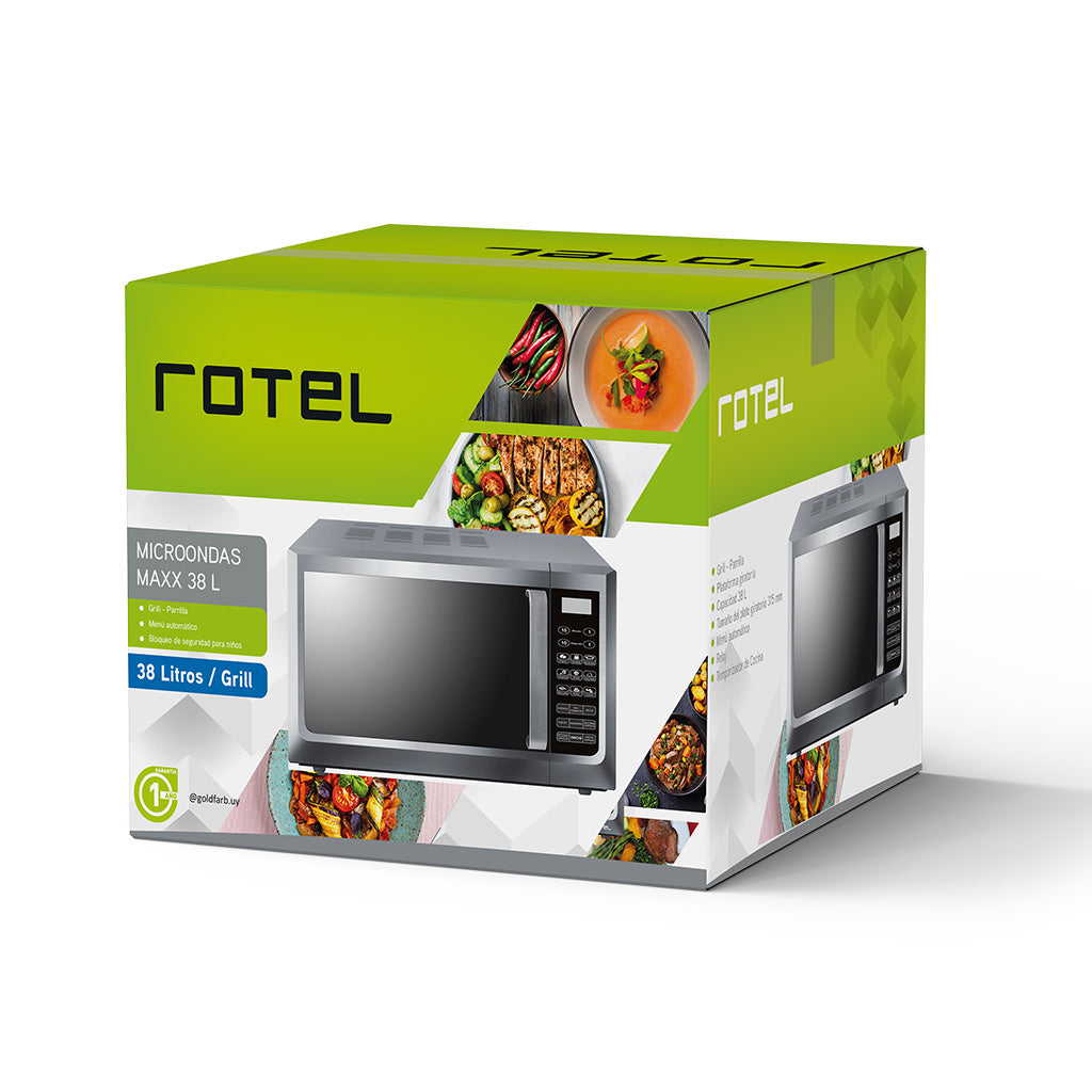 Microondas Digital Con Grill 38l Rotel - 72798