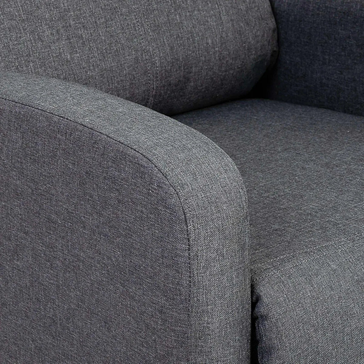 Poltrona reclinable en tela Prince - CHOCOLATE