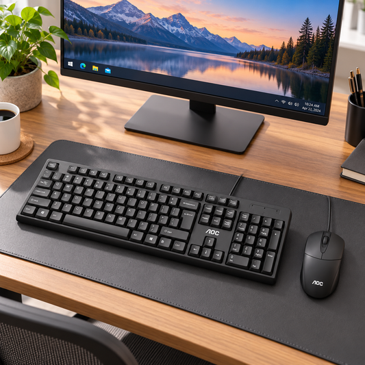 Combo USB Teclado y mouse KM160B/16 - AOC