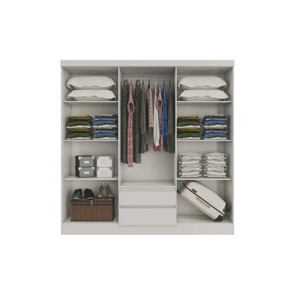 Ropero 6 puertas Viena - BLANCO