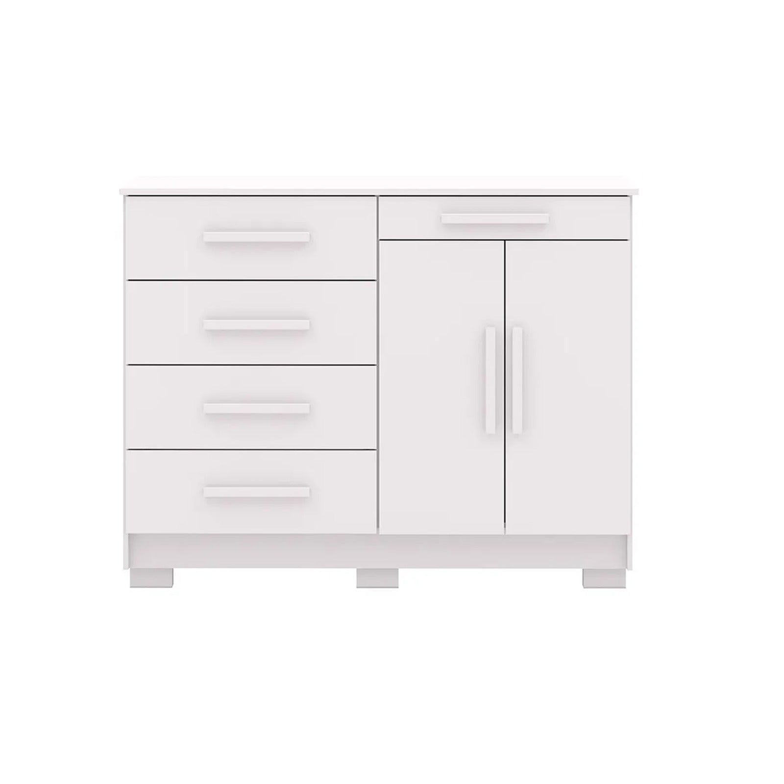 Cómoda 5 cajones y 2 puertas SIRIUS - COLOR:BLANCO