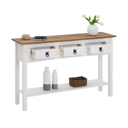 Recibidor 3 cajones Mexicano - NEVADO