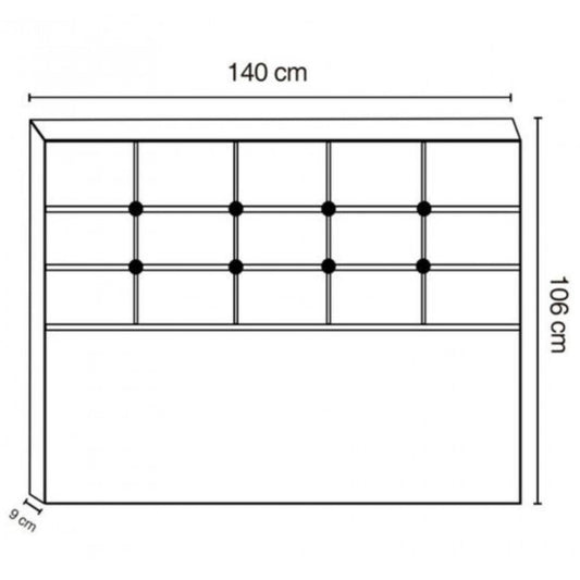 Respaldo 2 plazas PU Clean 