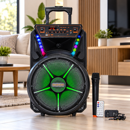 Parlante 12" Kolav Activo - S1201 con Micrófono y Control