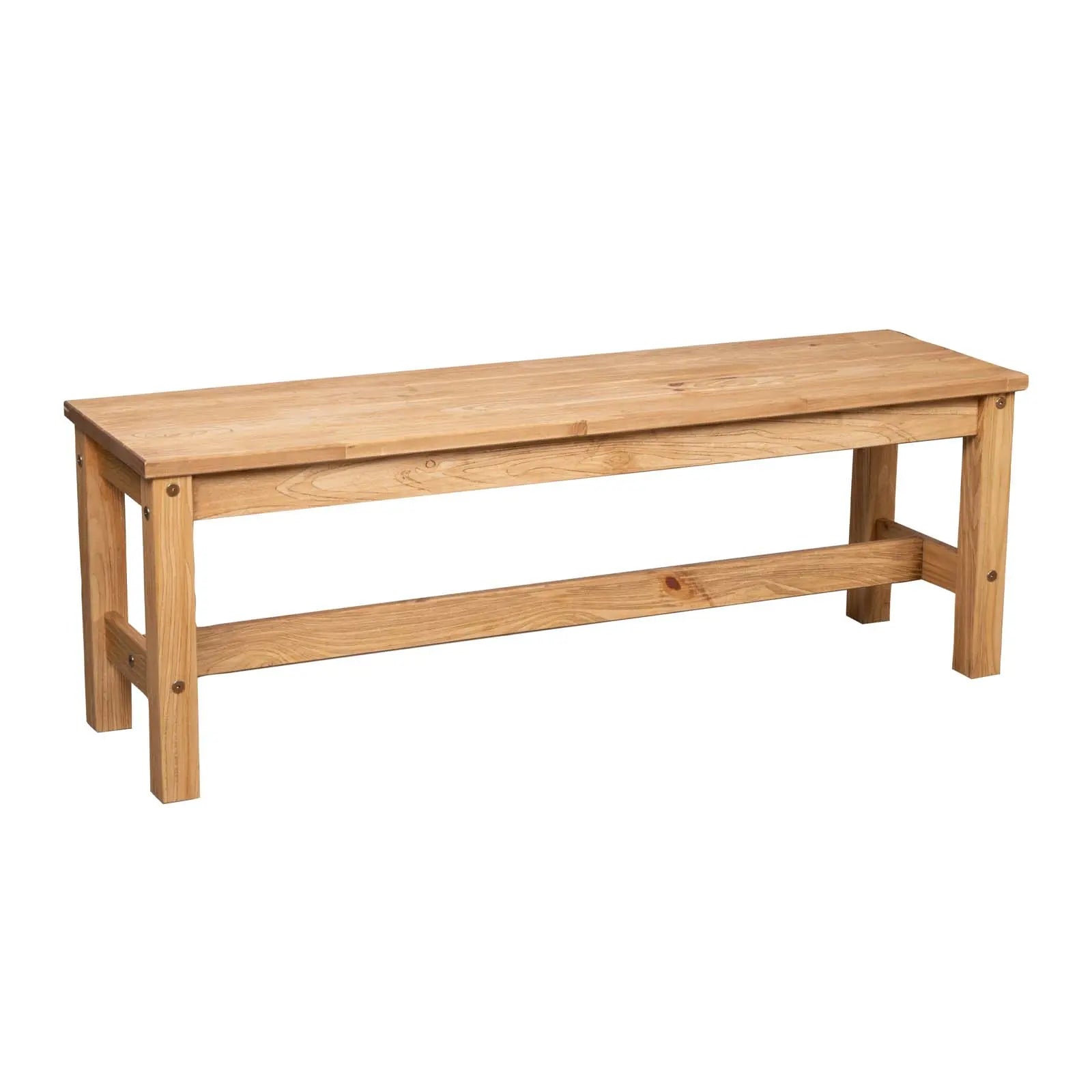 Banco de comedor de Pino Country - Natural/Beige