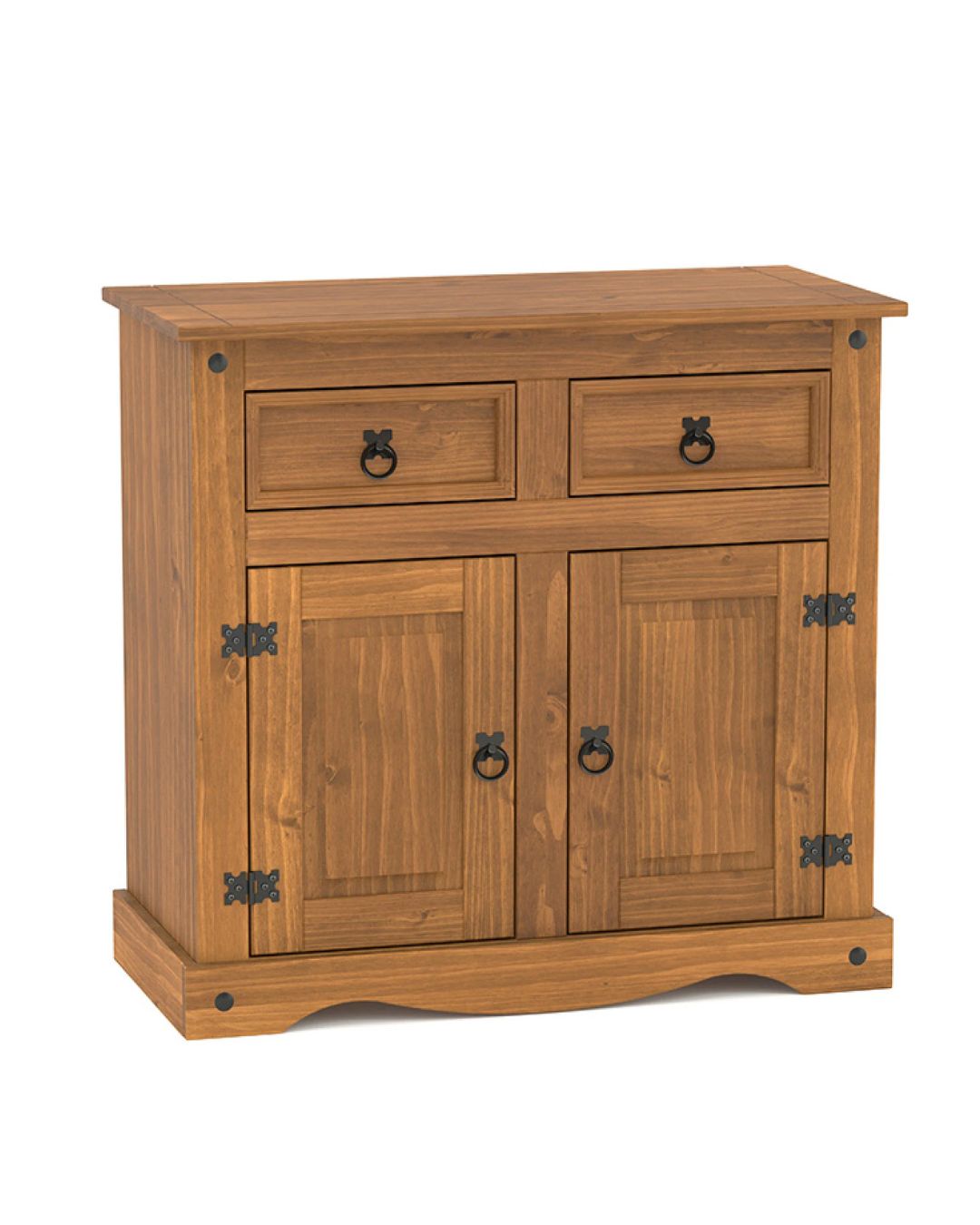 Aparador 2 cajones y 2 puertas Mexicano - ROBLE