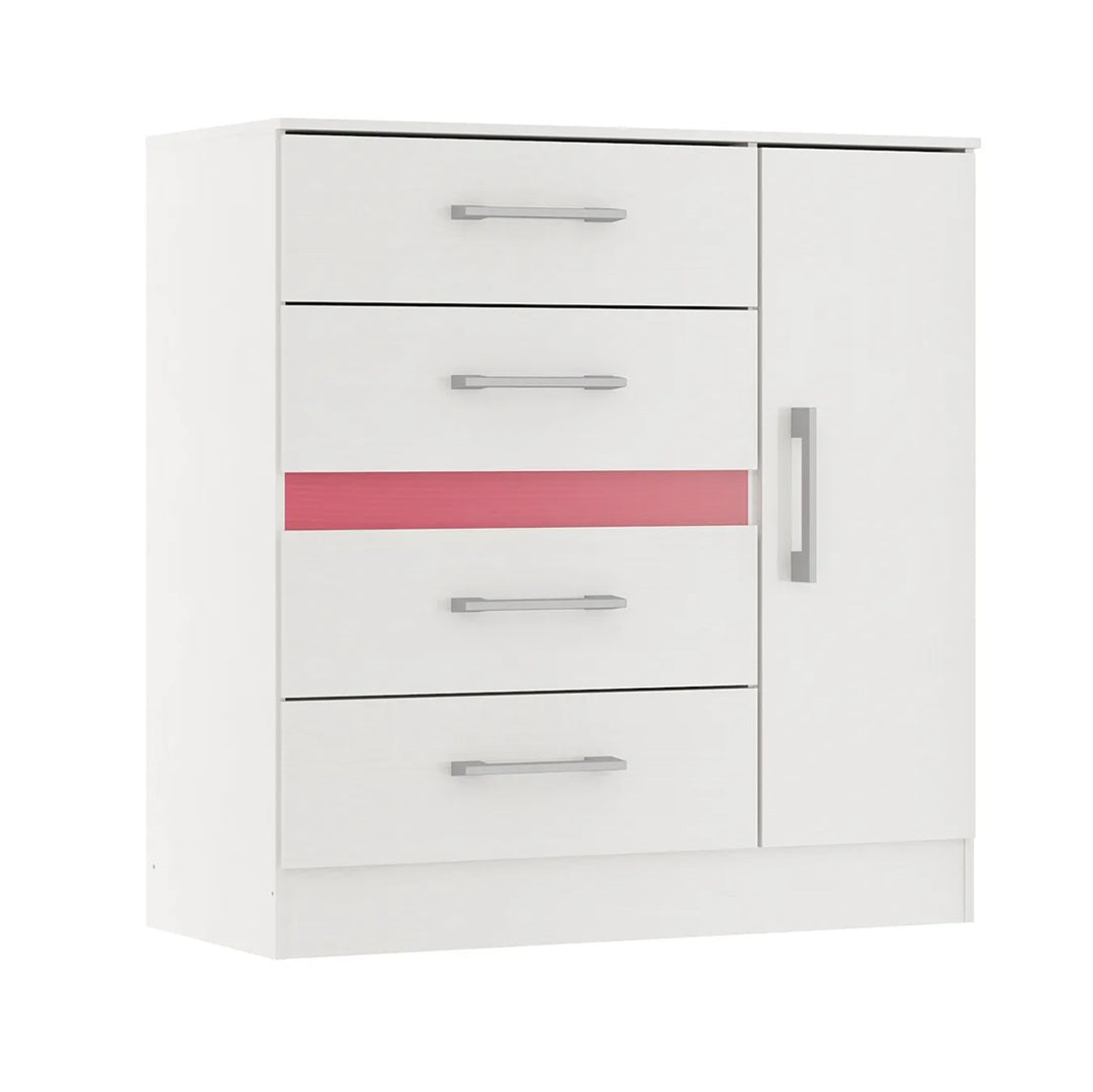 Cómoda 4 cajones 1 puerta - 2009 