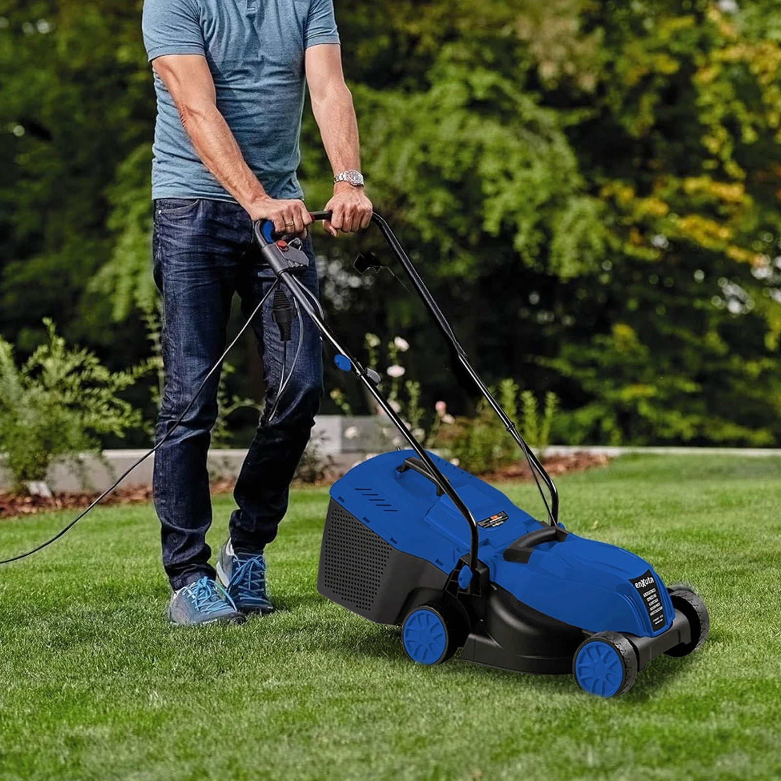 Maquina de cortar césped Eléctrica Enxuta 1200w