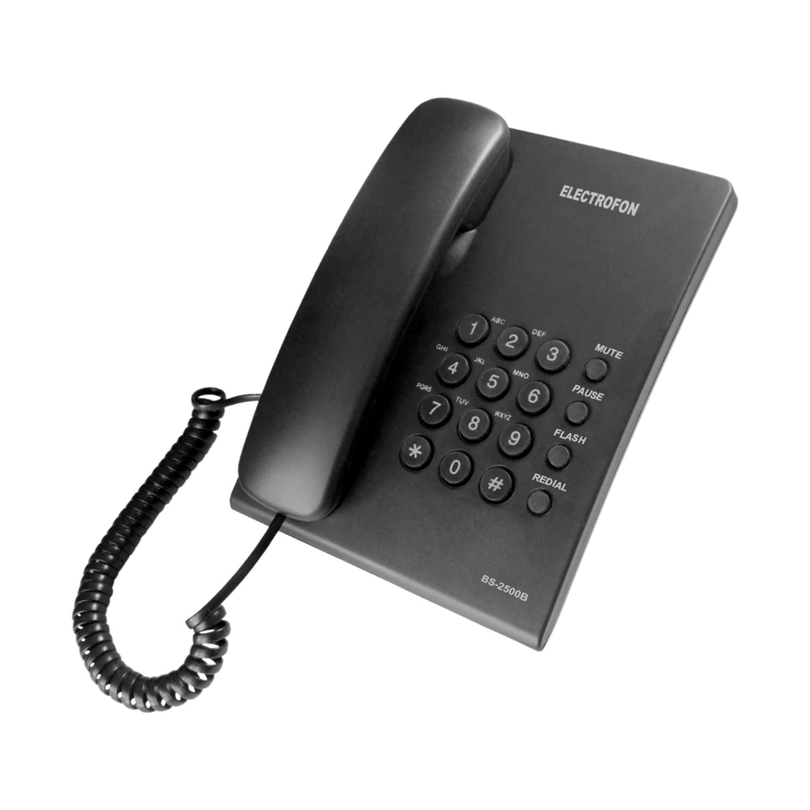 Teléfono de mesa o pared Electrofon BS-2500 - COLOR:Negro