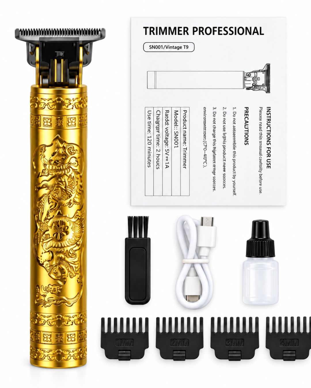 Máquina recortadora de pelo y barba - T9 Trimmer