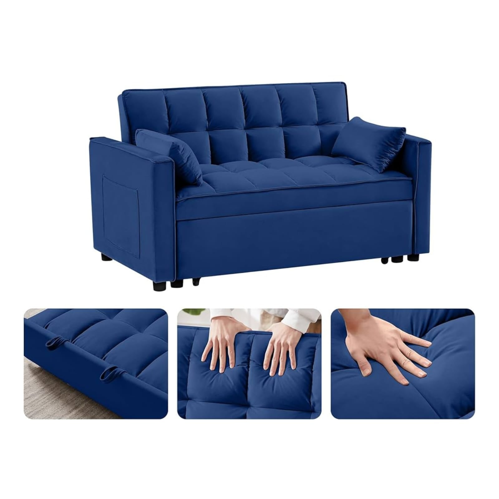 Sofá Cama ZEN – Azul