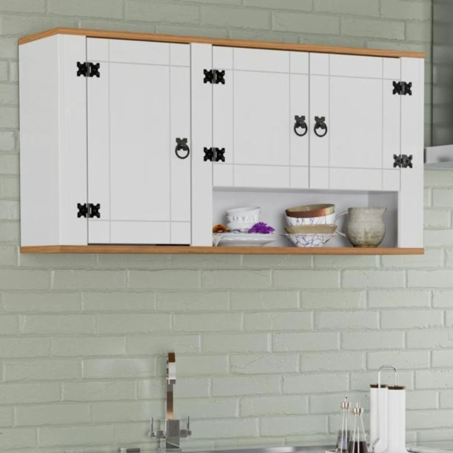 Aéreo 3 puertas Ciego Mexicano LÍNEA NATURALE - BLANCO