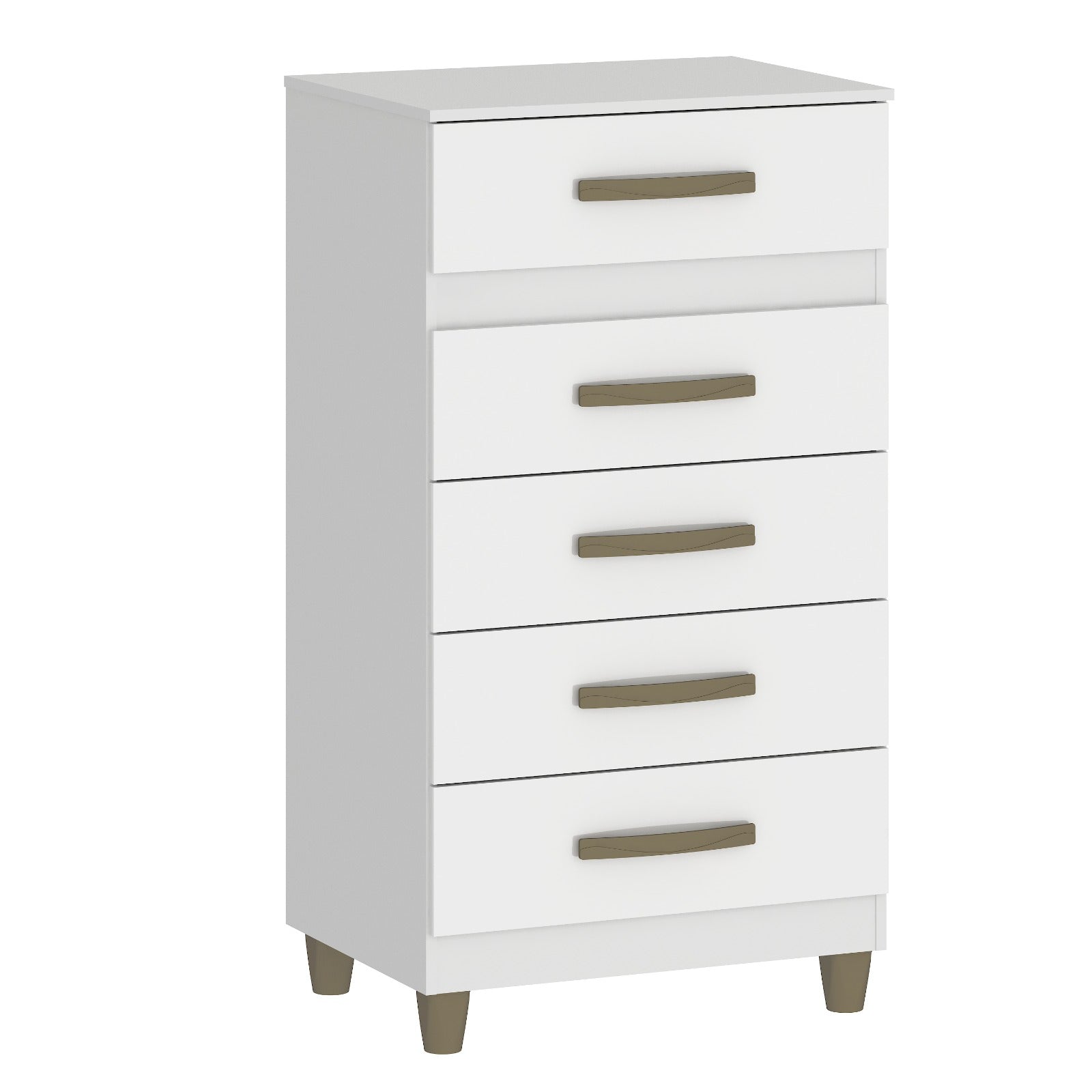 Cómoda 5 cajones Malta - CO250 - Color:blanco