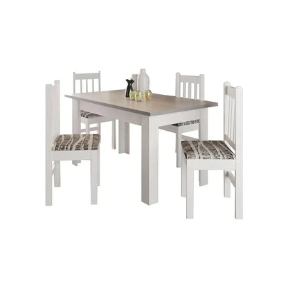 Juego de comedor 4 sillas San Pablo - 28572 BLANCO